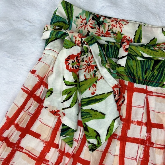 ANTHROPOLOGIE ~ MAEVE ~ RED & WHITE COUNTRY FAIR SKIRT ~ SIZE 6 - Picture 7 of 12